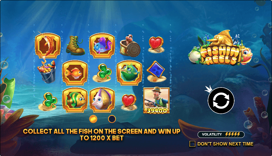 Fishin Reels online slot game intro
