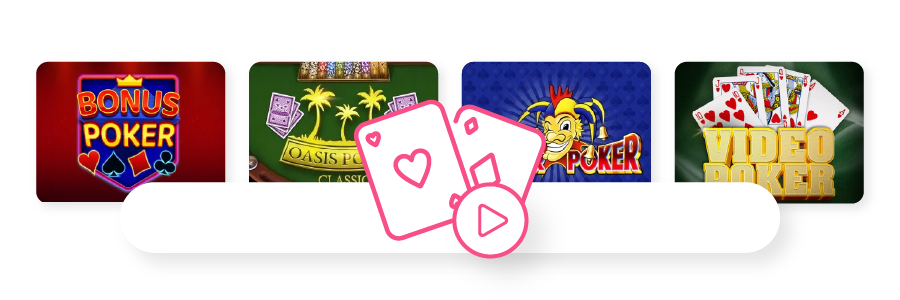 free casino games video poker