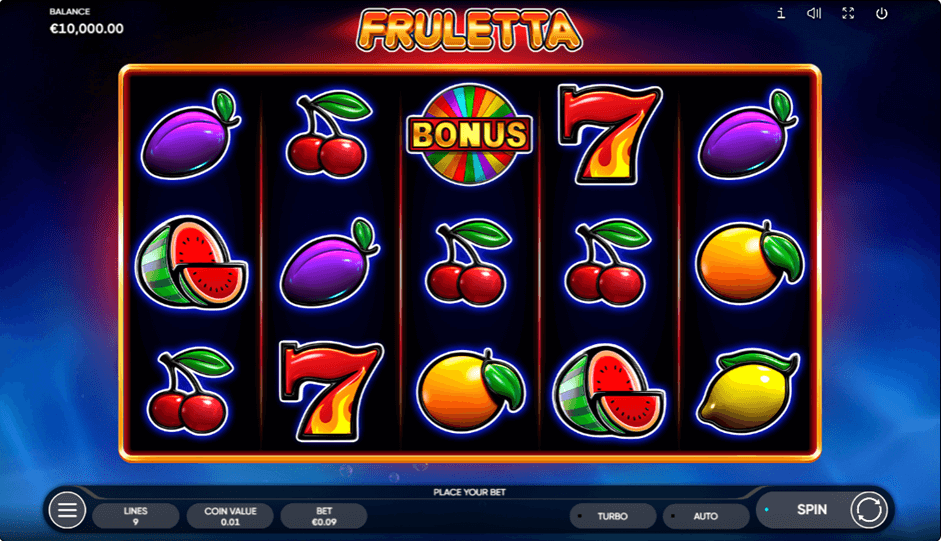 Fruletta Online Slots Game Reels