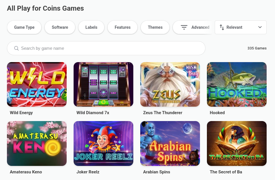 Funktion Spiel um Munzen