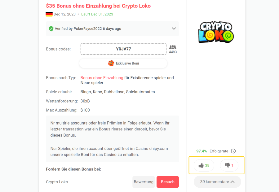 Funktioniert oder Funktioniert nicht