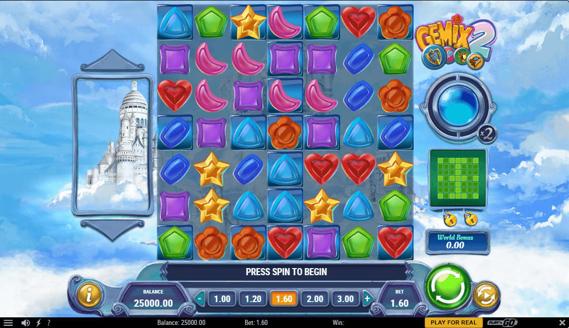 Gemix 2 Online Slots Game Reels
