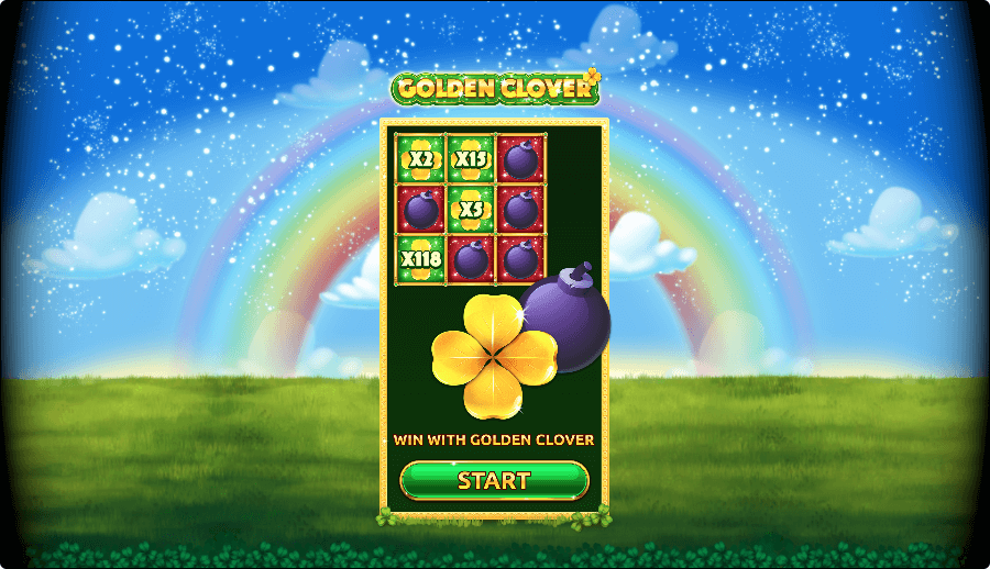Golden Clover start screen