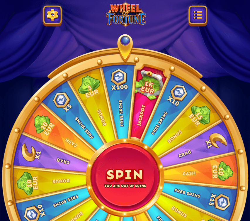 Golisimo Casino Wheel of Fortune