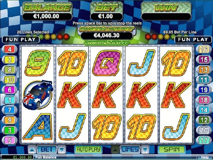 Green Light Online Slot Reels
