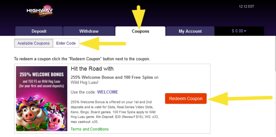 Best Highway Casino Bonus Codes & Promotions 2024 Updated!