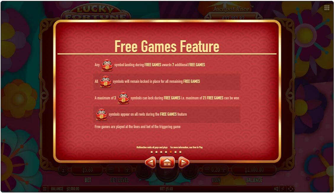 Habanero Lucky Fortune Cat Online Slot Special Features