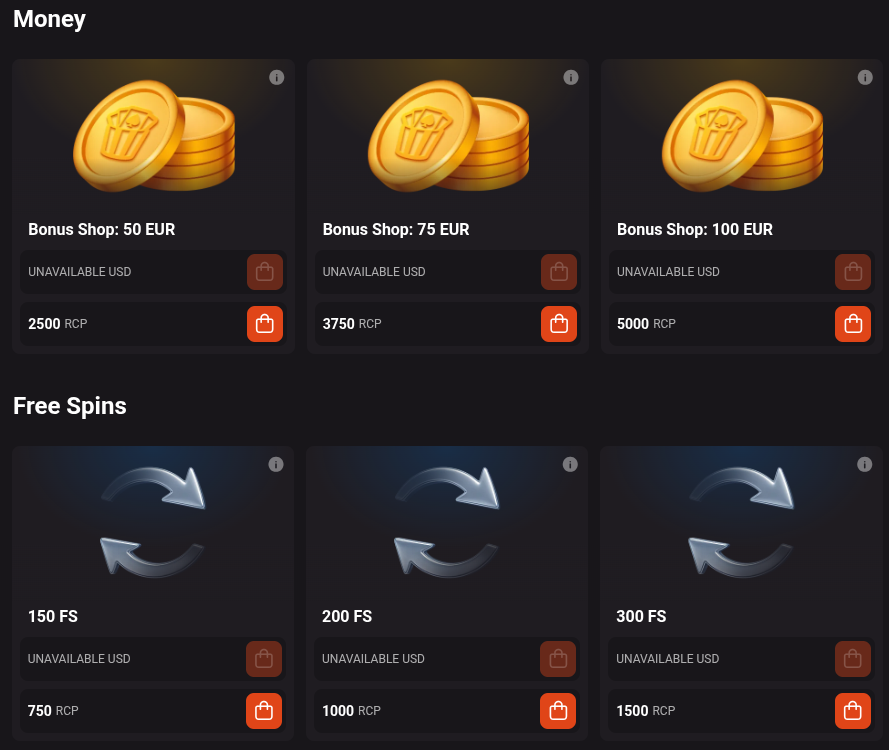 Hollywin Casino Shop