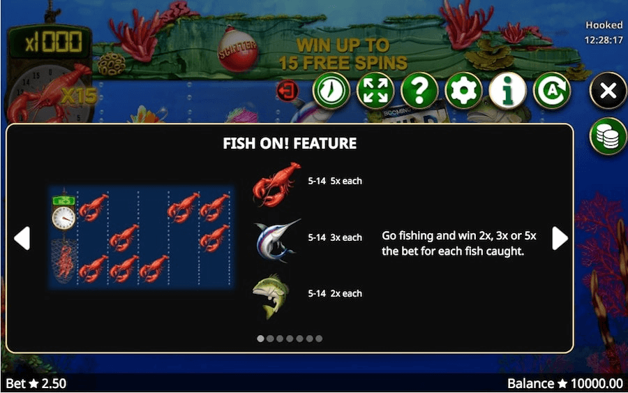 Hooked Online Slot Special Features Explained