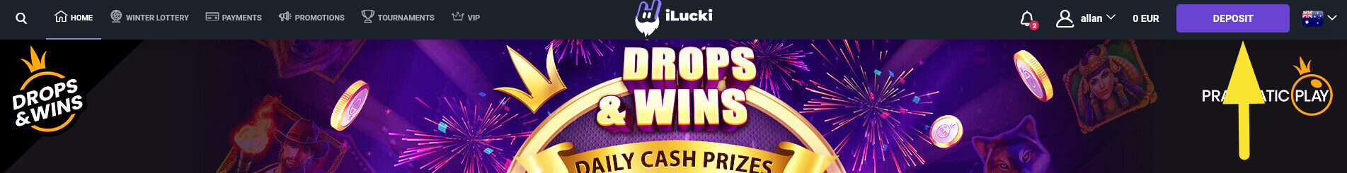 True Blue Daily Free Spins
