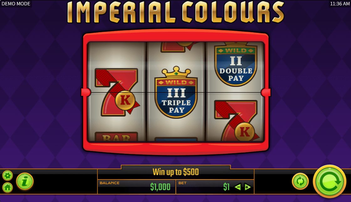 Imperial Colours Online Slots Game Reels