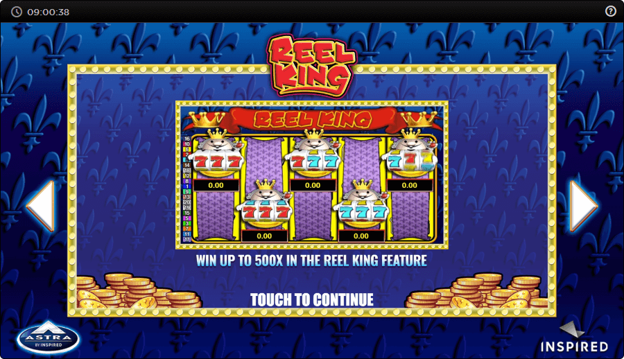 Inspired Reel King Slots Game Features