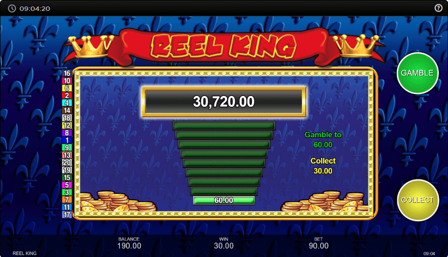 Inspired Reel King Slots Game Win
