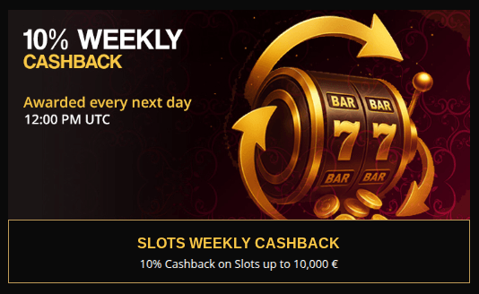 JetSetSpins Casino Weekly Cashback