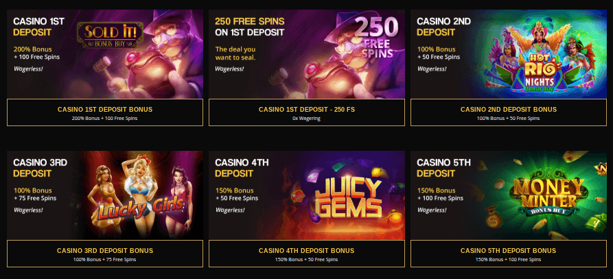 JetSetSpins Casino Welcome Bonus