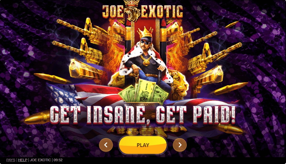 Joe Exotic Online Slots Game Thumbnail