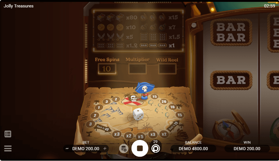 Jolly Treasures Online Slot Game Free Spins