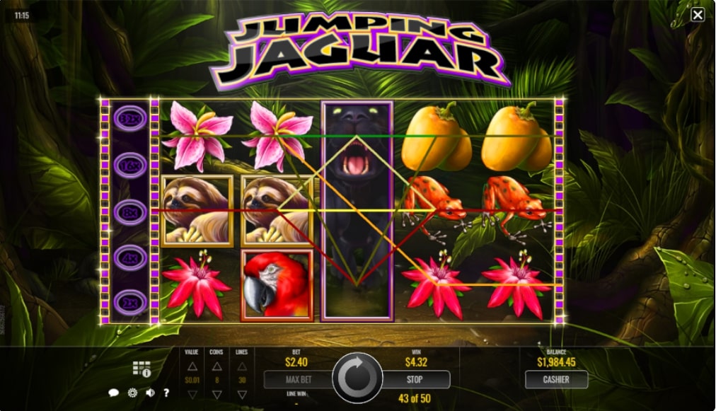 Jumping Jaguar Slot Gameplay