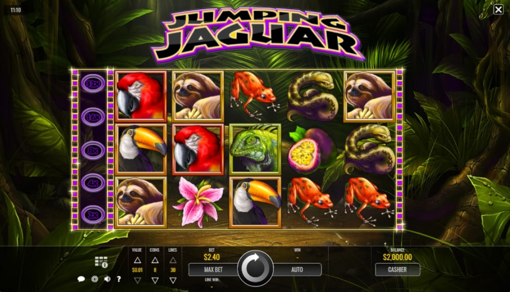 Jumping Jaguar Slot Gameplay Demo