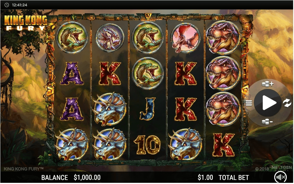 King Kong Fury Online Slot Reels