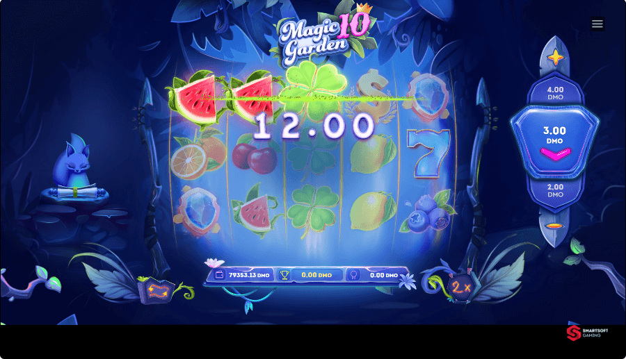 Magic Garden 10 online slot game big win