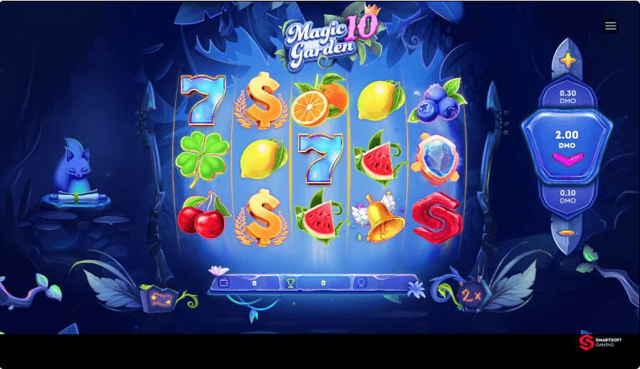 Magic Garden 10 online slot game reels