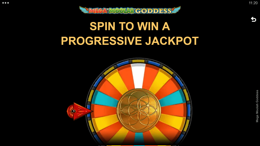 Mega Moolah Goddess online slot game jackpot