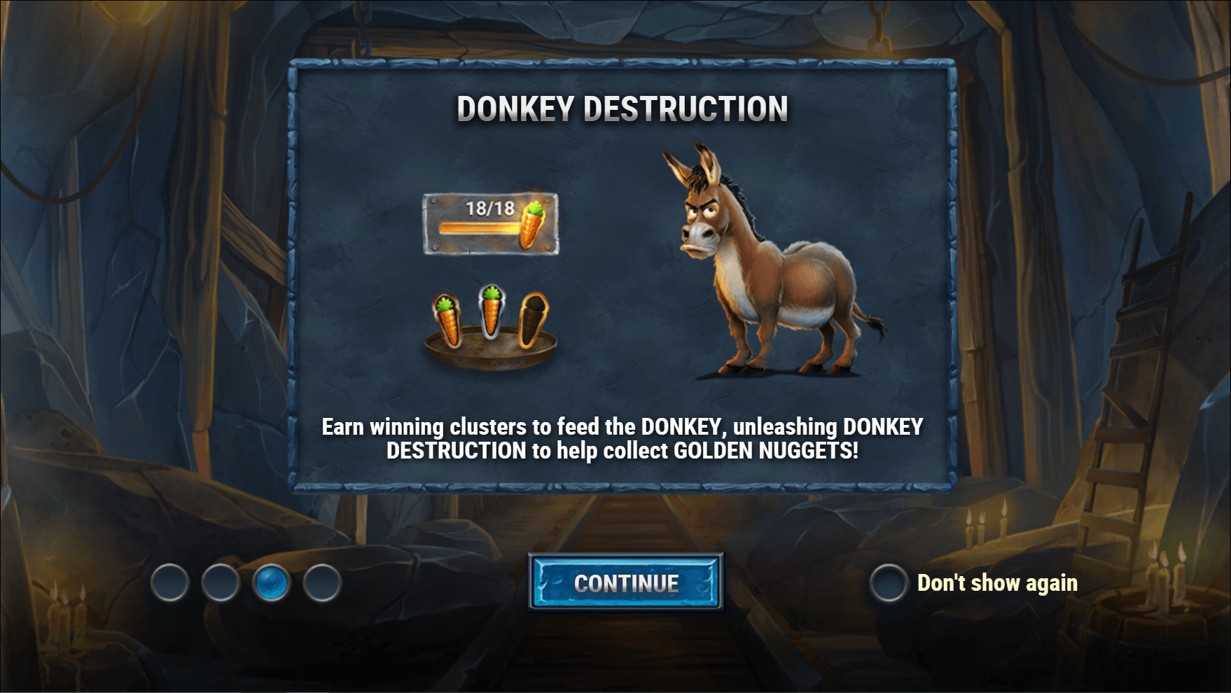 Miner Donkey Trouble intro screen