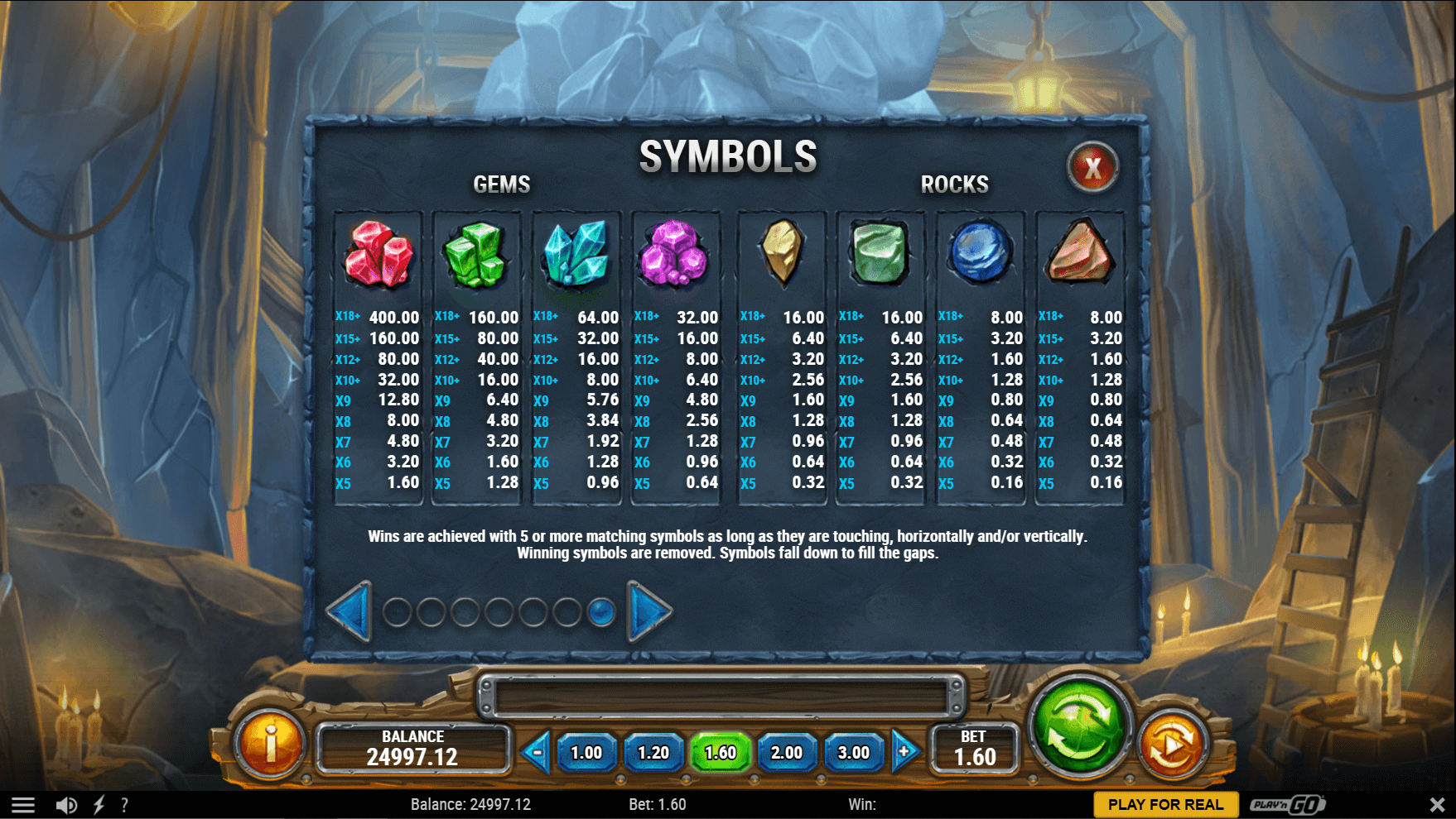 Miner Donkey Trouble symbol values