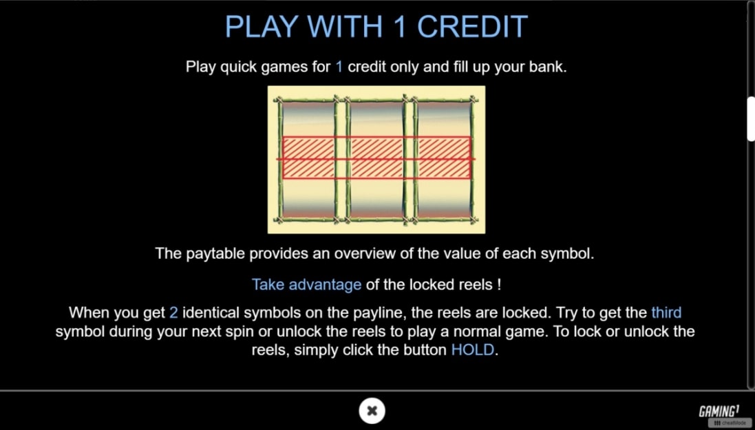 Gaming1 Miss Toki bonus