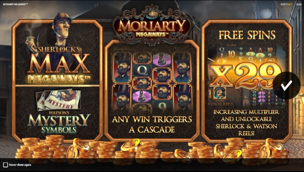How to Play Moriarty Megaways Slot