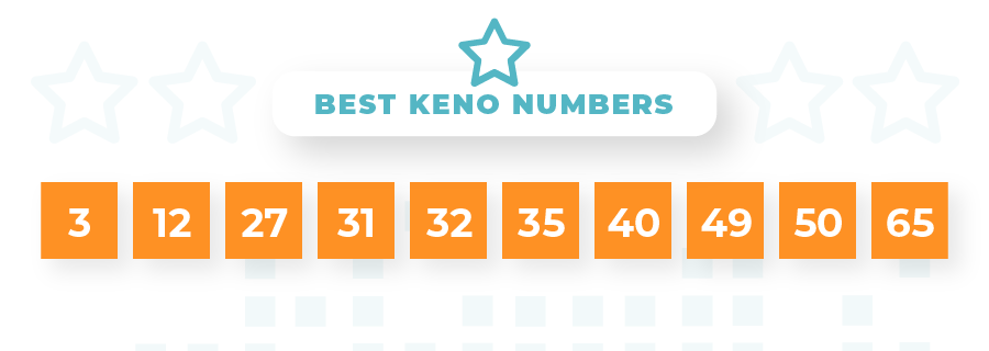 best keno numbers