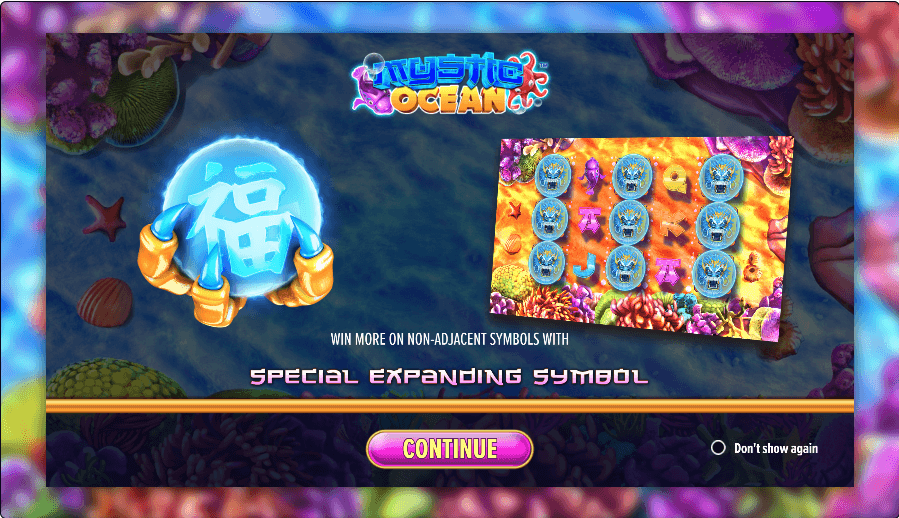 Mystic Ocean online slot game bonus feature