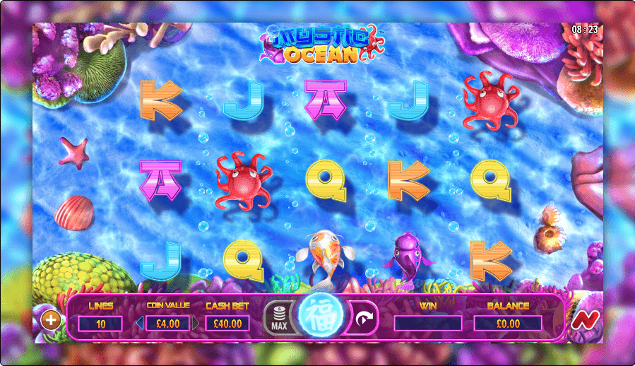 Mystic Ocean online slot game reels