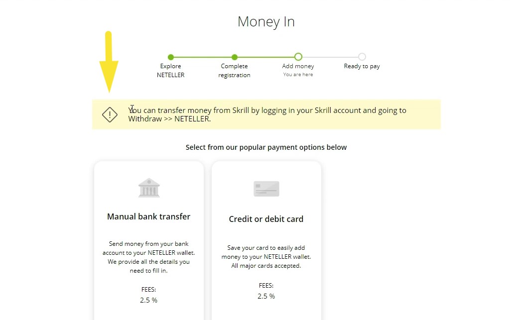 Neteller pay with Skrill