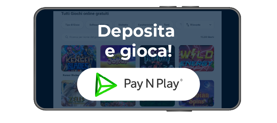 pay n play deposita