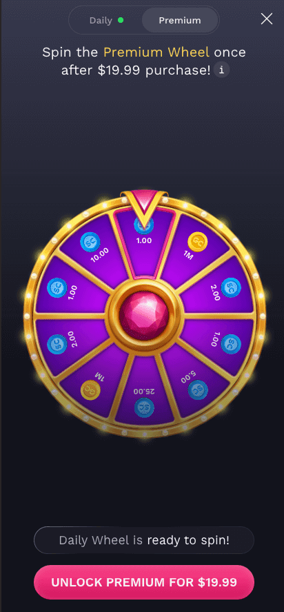 NoLimitCoins Premium Wheel