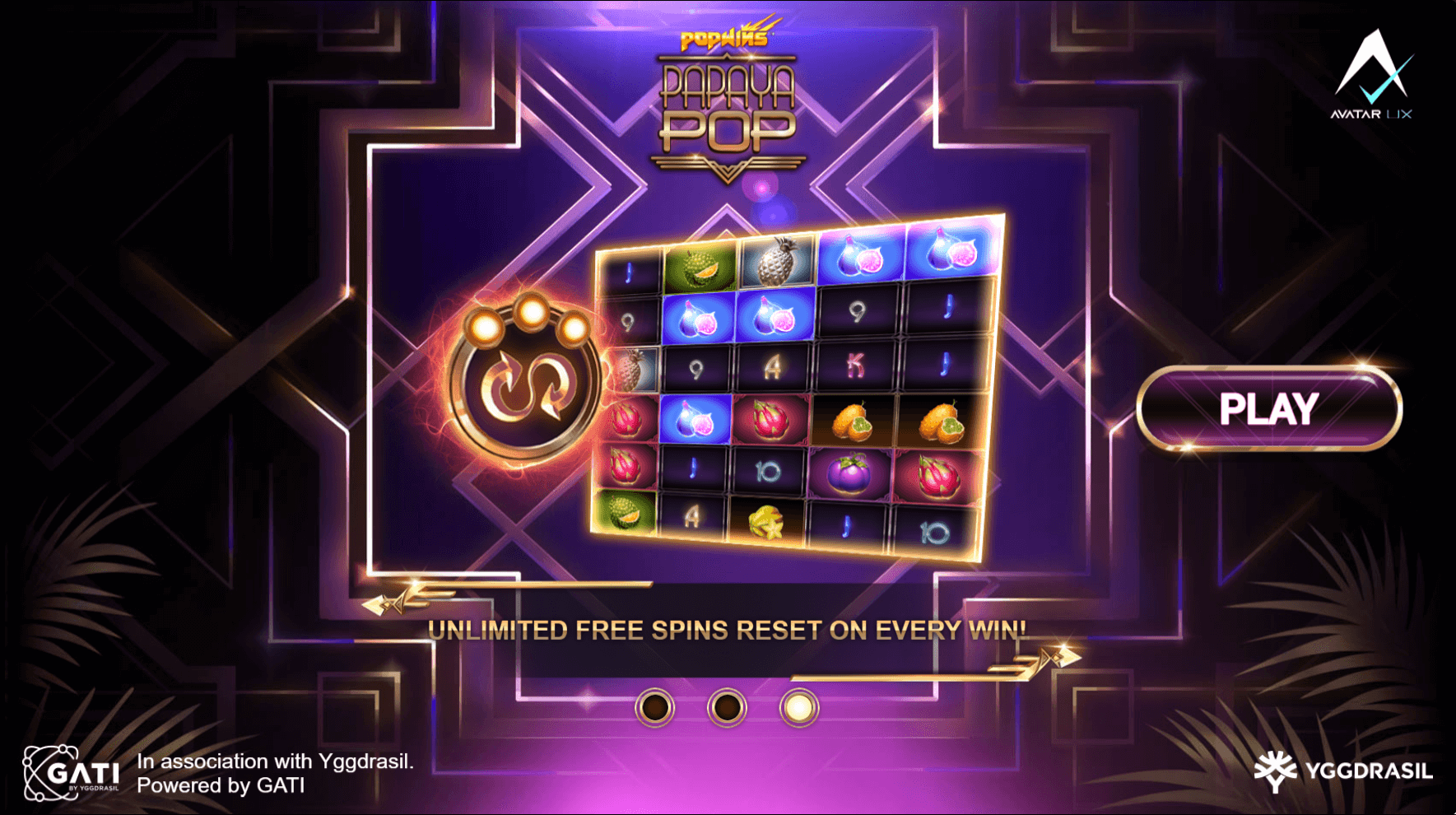 PapayaPop online slot game free spins