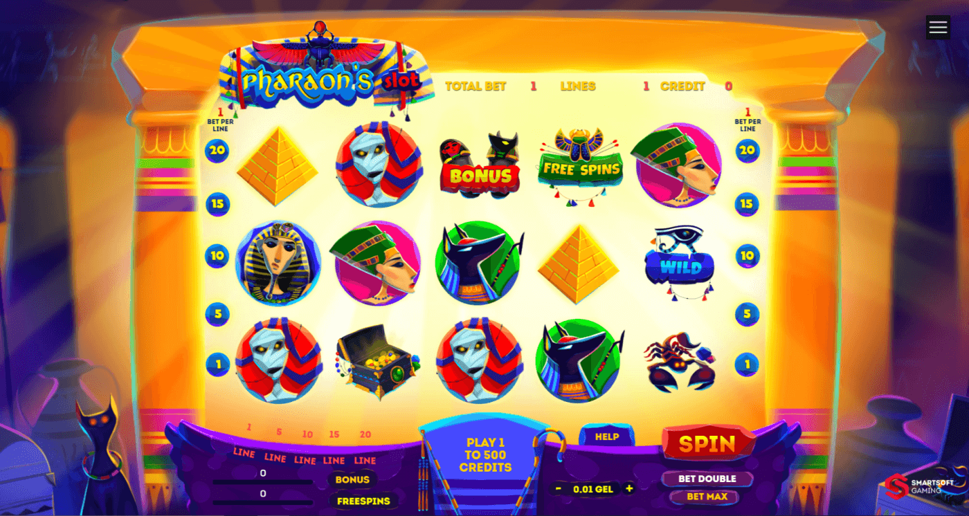 Pharaon Slot reels