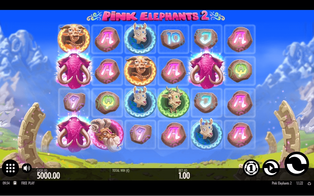 Pink Elephants 2 Online Slot Reels