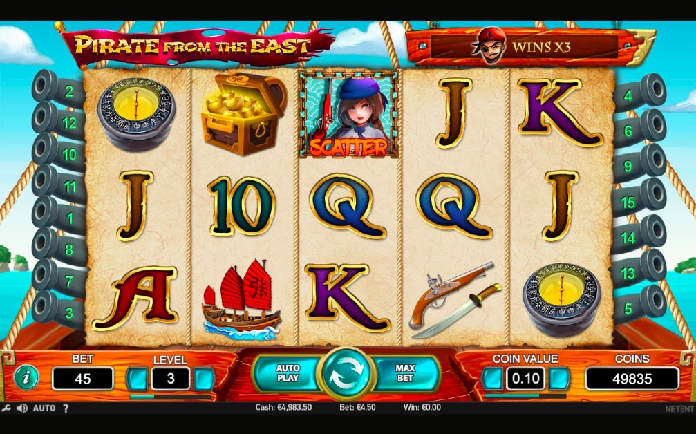 NetEnt Pirate from the East slot