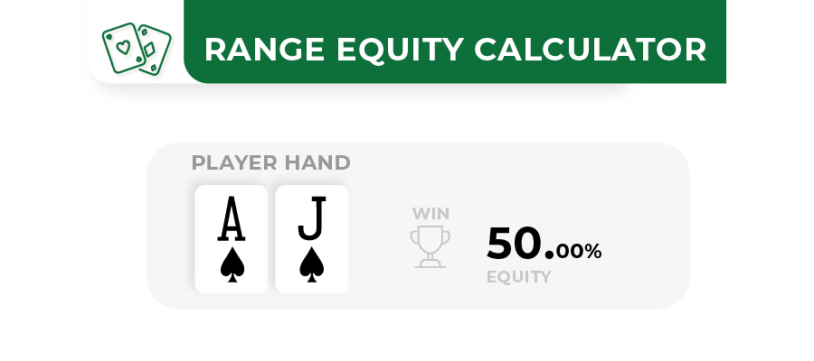 poker range equity calculator AJ
