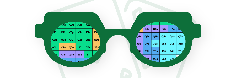 Imagen de gafas de rangos de poker explicado