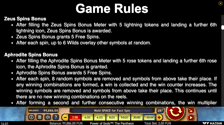 WAZDAN_POWER_OF_THE_GODS_THE_PANTHEON_SLOT_BONUS_FEATURES