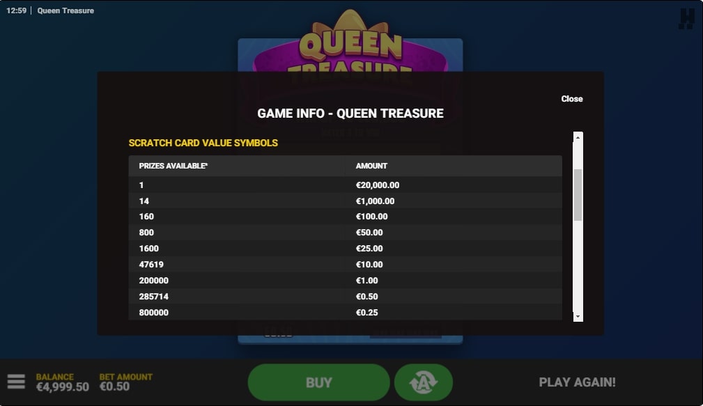 Play Queen Treasure