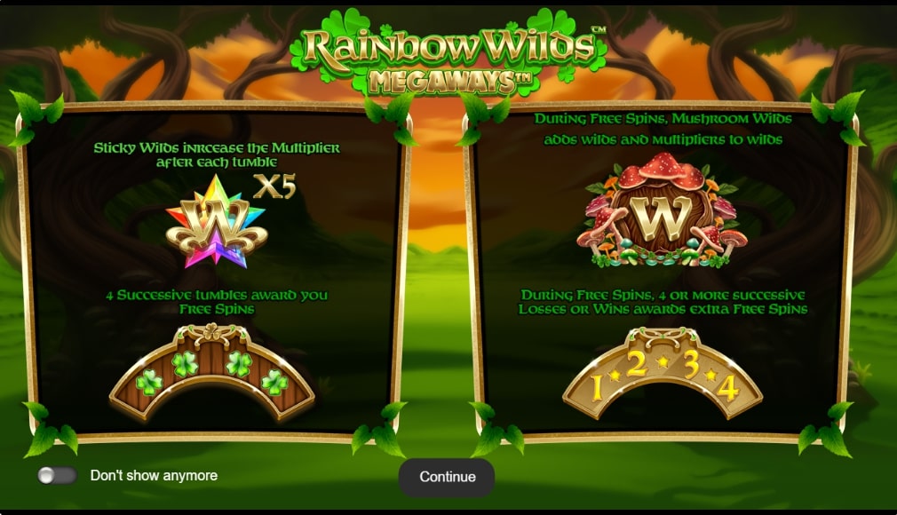 Rainbow Wilds Megaways Slot Machine