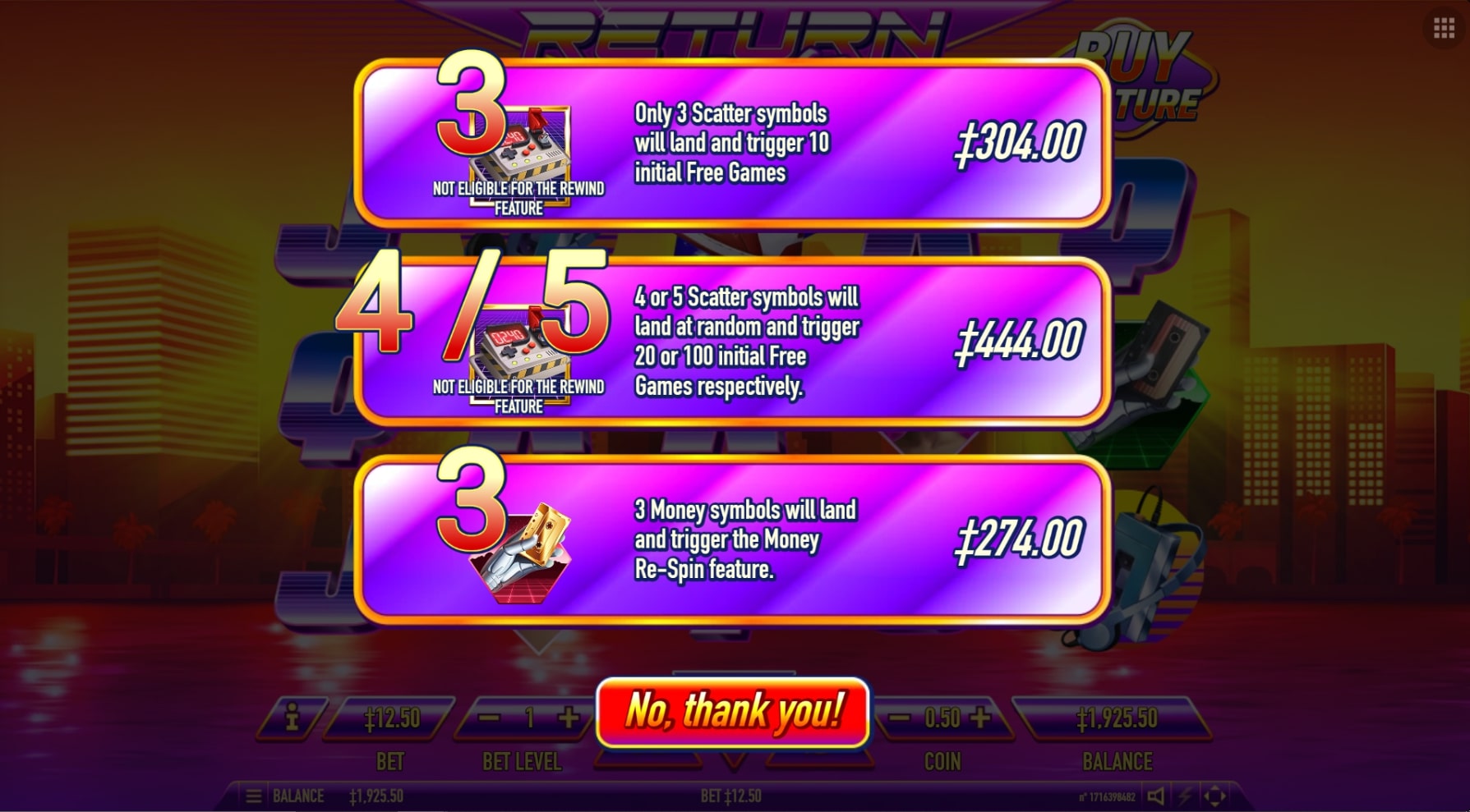 How to Play Return to the Feature Slot