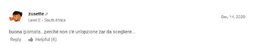 zusette commento su Chipy 