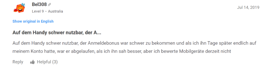 Bel308 Chipy Kommentar