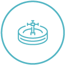 Icono de casino de ruleta